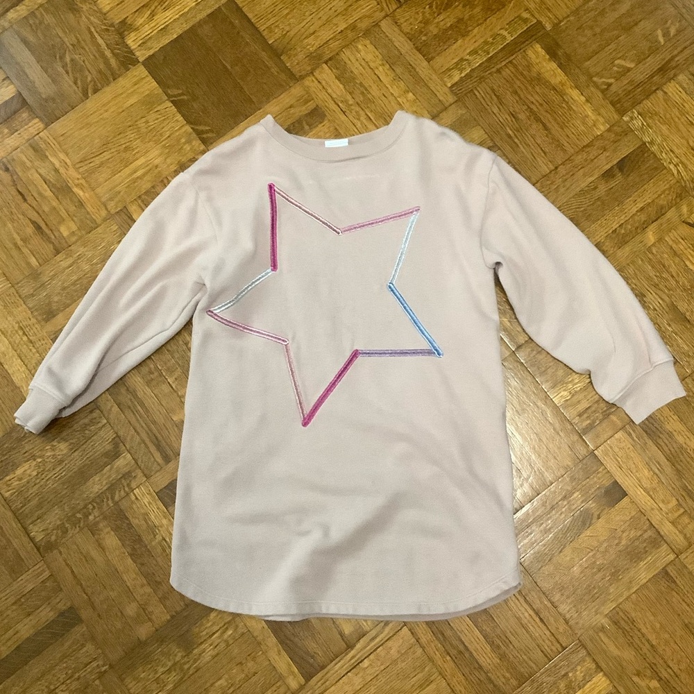 Sweatshirt dress for girls